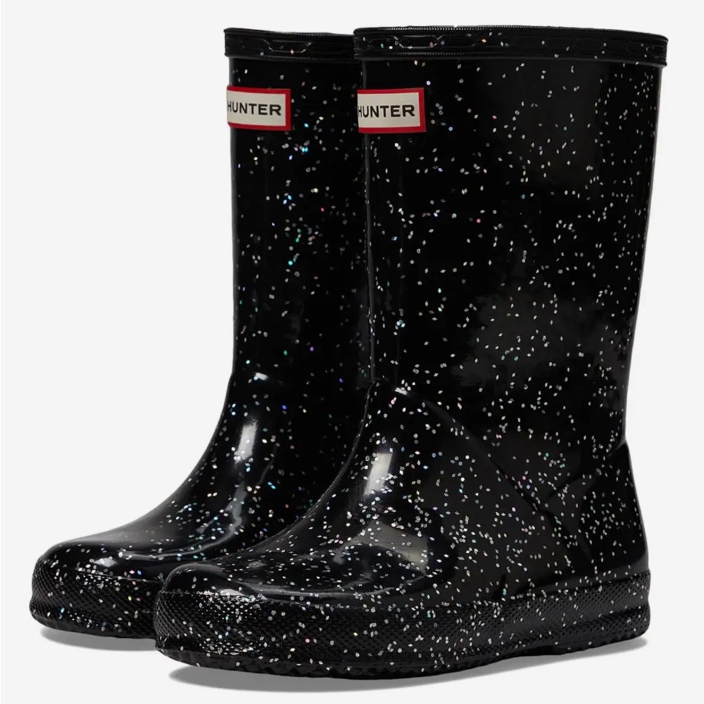 Hunter Glitter Rain-boots- Toddler size 10